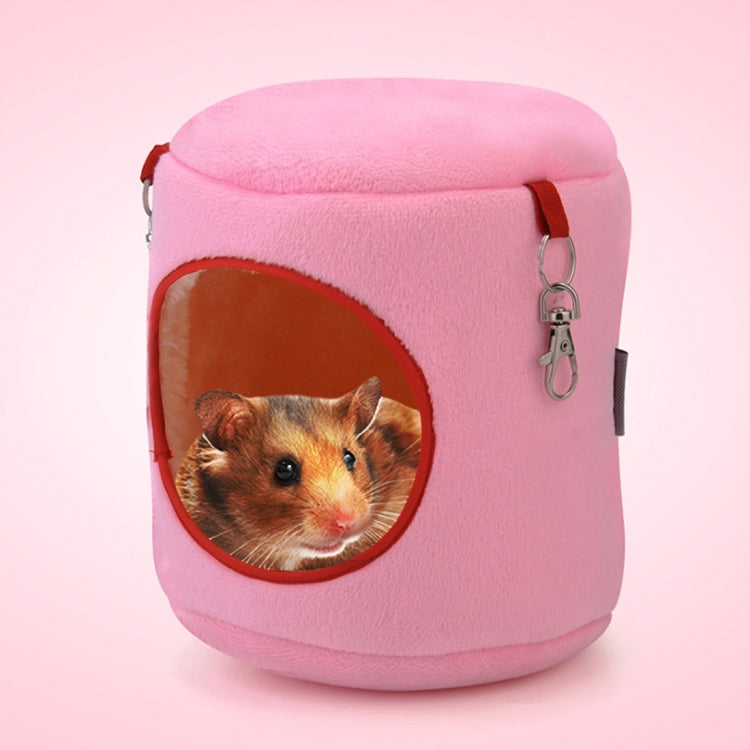 Flannel Cylinder Pet House Warm Hamster Hammock Hanging Bed Small Pets Nest